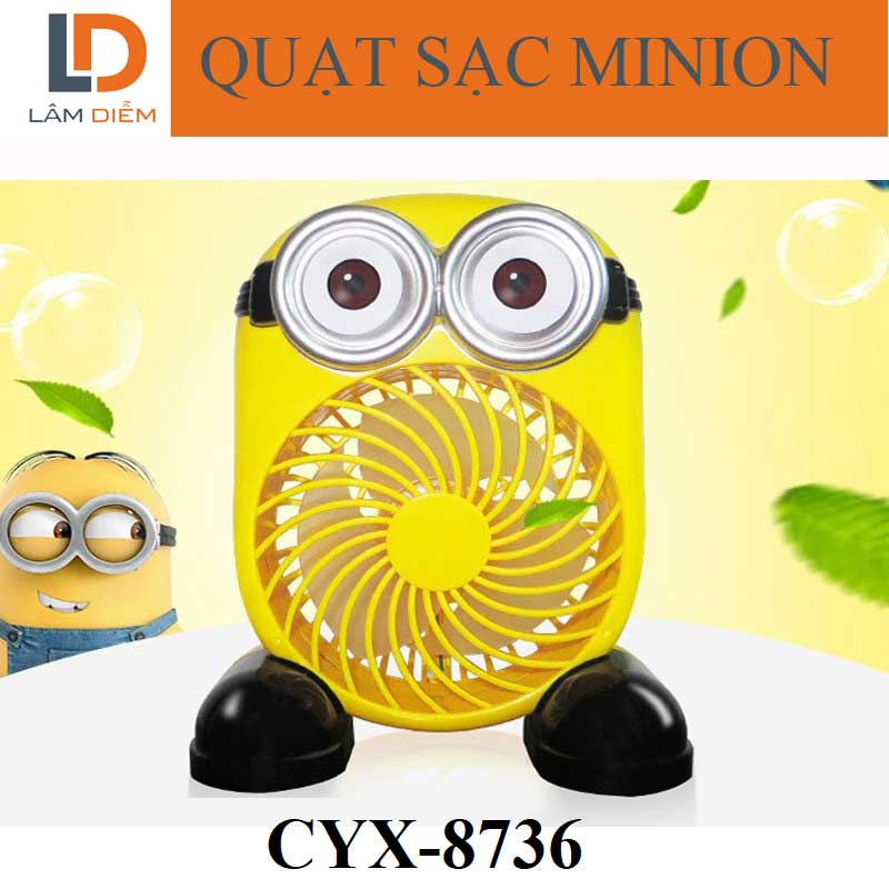 quạt sạc usb siêu mát mẫu đa dạng dễ thương cyx