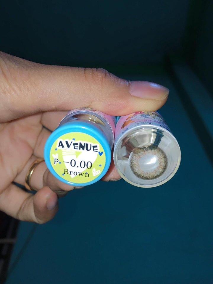 [HCM]Contact Lens - Kính Áp Tròng Nâu Tây Sử Dụng 1 Năm Tặng Kèm Khay Đựng 13