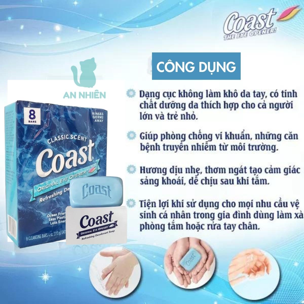 Xà phòng cục Coast Classic Scent của Mỹ