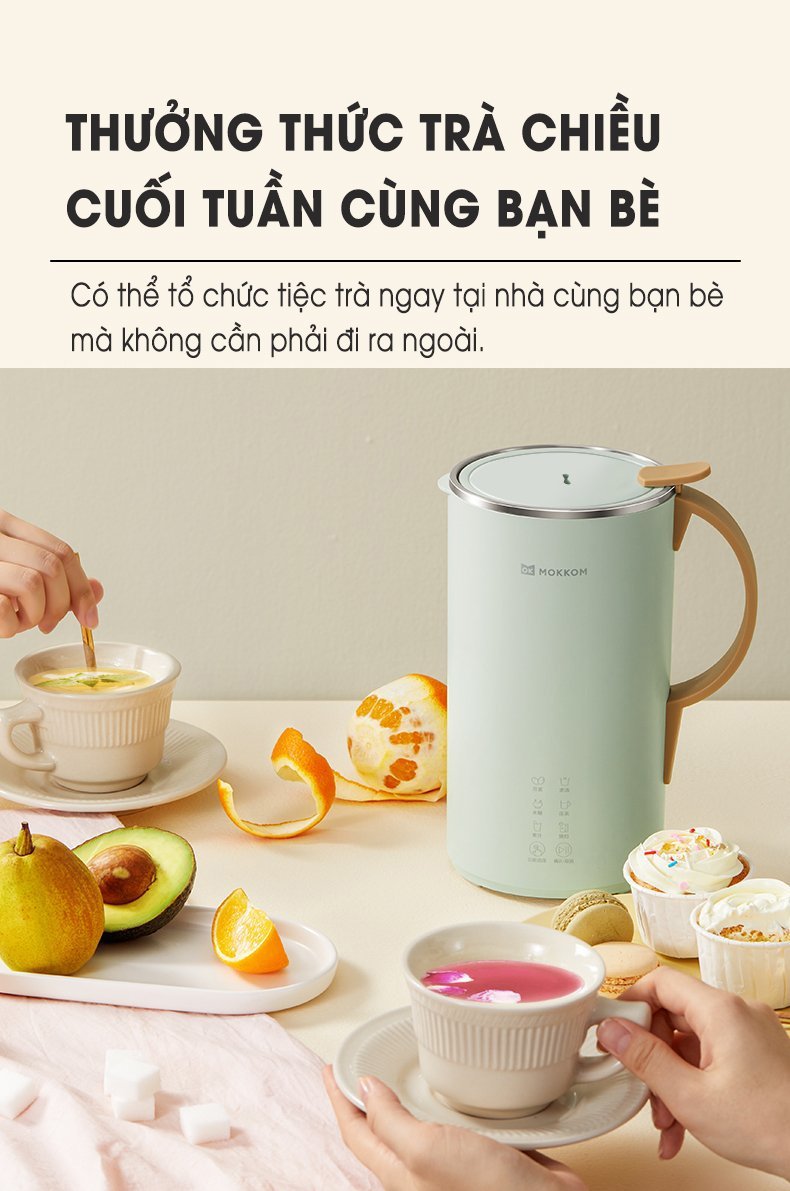 [HOT] Máy làm sữa hạt Mokkom 600ml