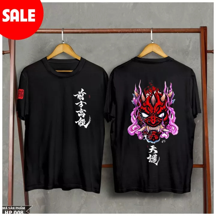 [HOT] Siêu phẩm áo thun Samurai mặt quỷ - áo thun unisex cực đẹp