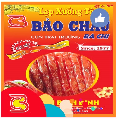 1KG Lạp Xưởng Tôm Đất - Đặc Sản Bình Định