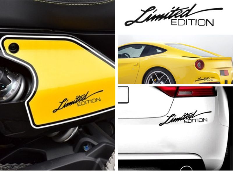 Tem Decal Phản Quang Limited Edition dán trang trí xe
