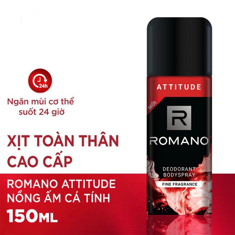 XỊT KHỬ MÙI ROMANO 150ml