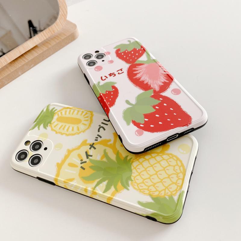 [ SALE LỖ ] Ốp Lưng Silicon IMD Bảo Vệ Camera Fruits