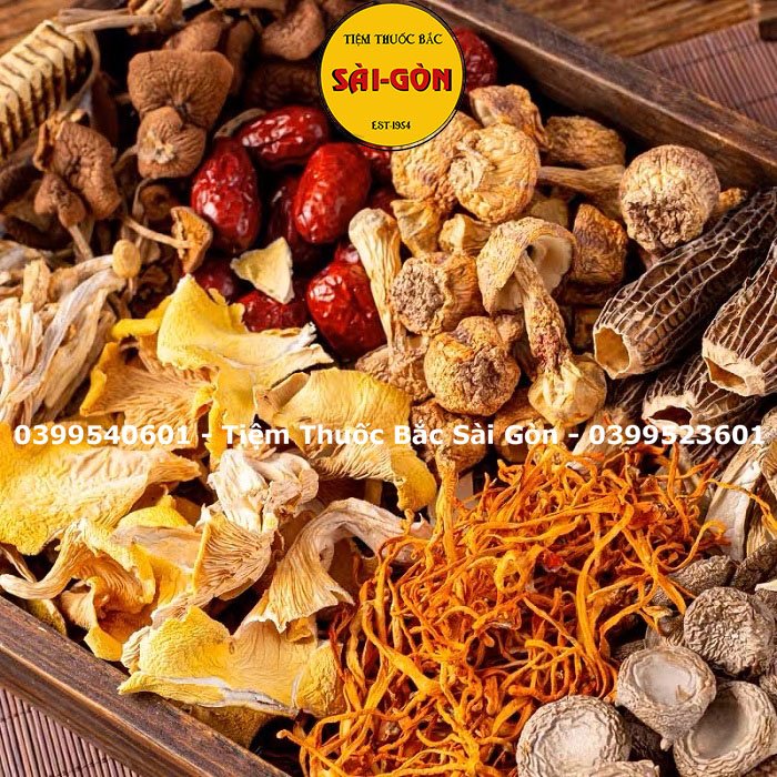 Sâm Hầm Nấm Quý - Gói 150gram gồm 18 vị (Tần gà, chim, heo, lẩu nấm thơm ngon, bổ dưỡng)