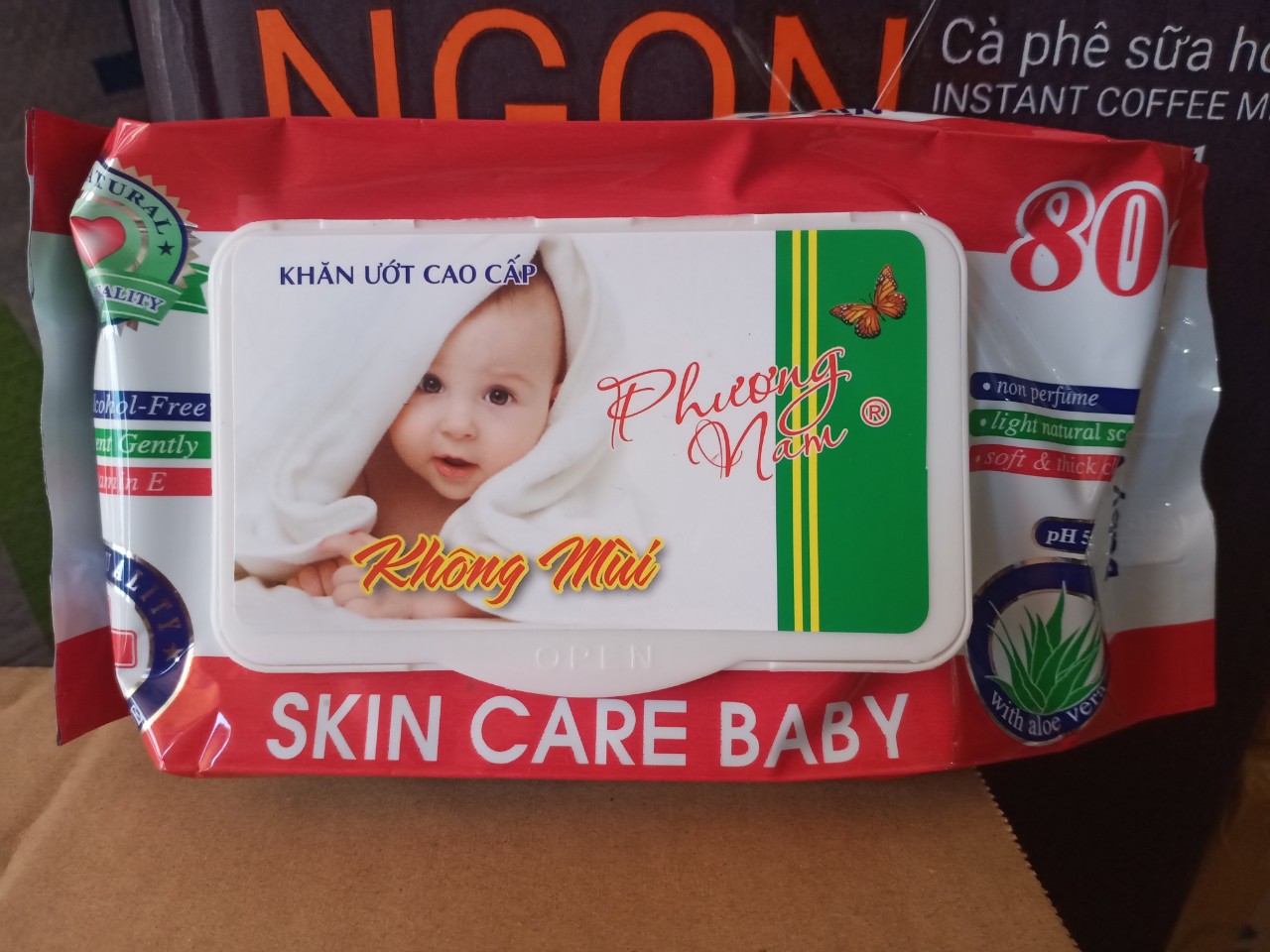 [HCM]Combo 10 gói khăn giấy ướt 80g không mùi