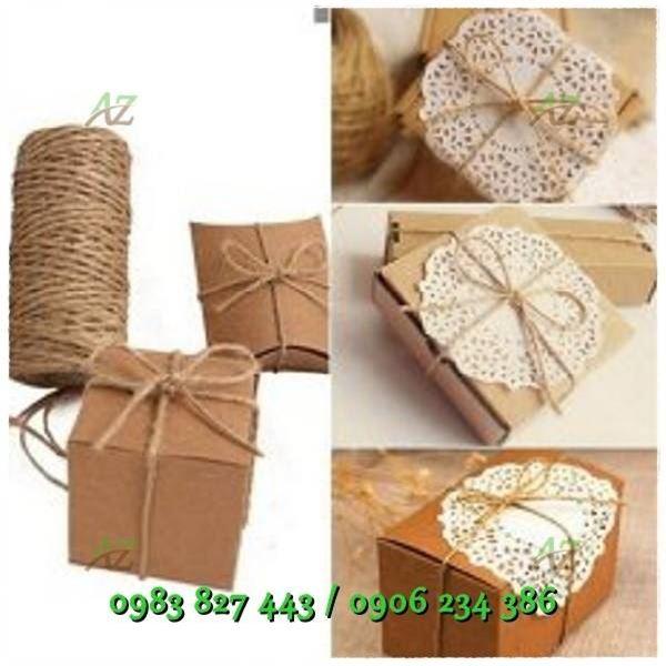 Dây gai nâu làm đồ handmade (sợi 2mm, cuộn dài 100 mét)