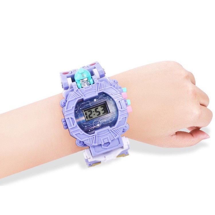 ĐỒNG HỒ BIẾN HÌNH ROBOT 2 TRONG 1 CHO BÉ