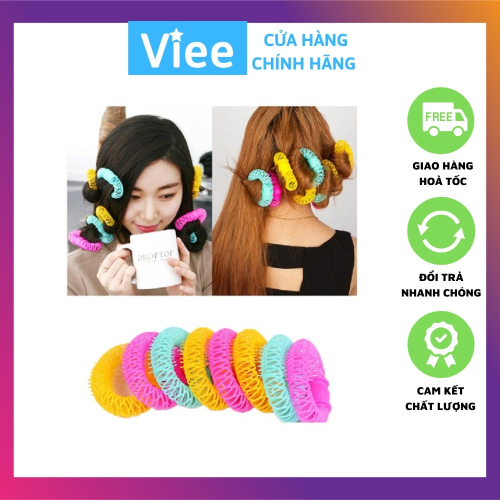 Bộ 8 lô uốn tóc xoăn lò xo Hàn Quốc