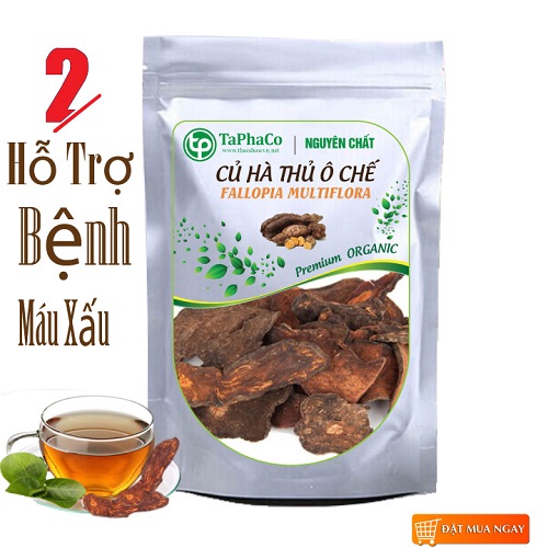 Củ hà thù ô đã sơ chế sấy khô 500g - Thảo Dược Tấn Phát
