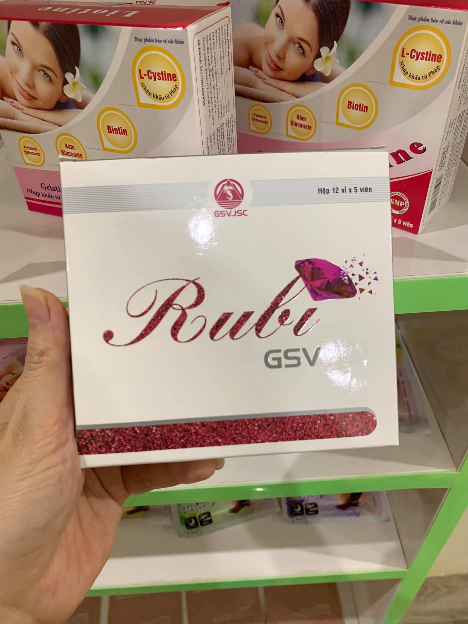 Viên uống đẹp da - Rubi GSV