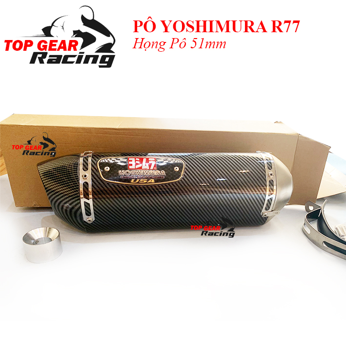Pô r77 yoshimura cacbon âm thanh trầm ấm có tiêu tiện
