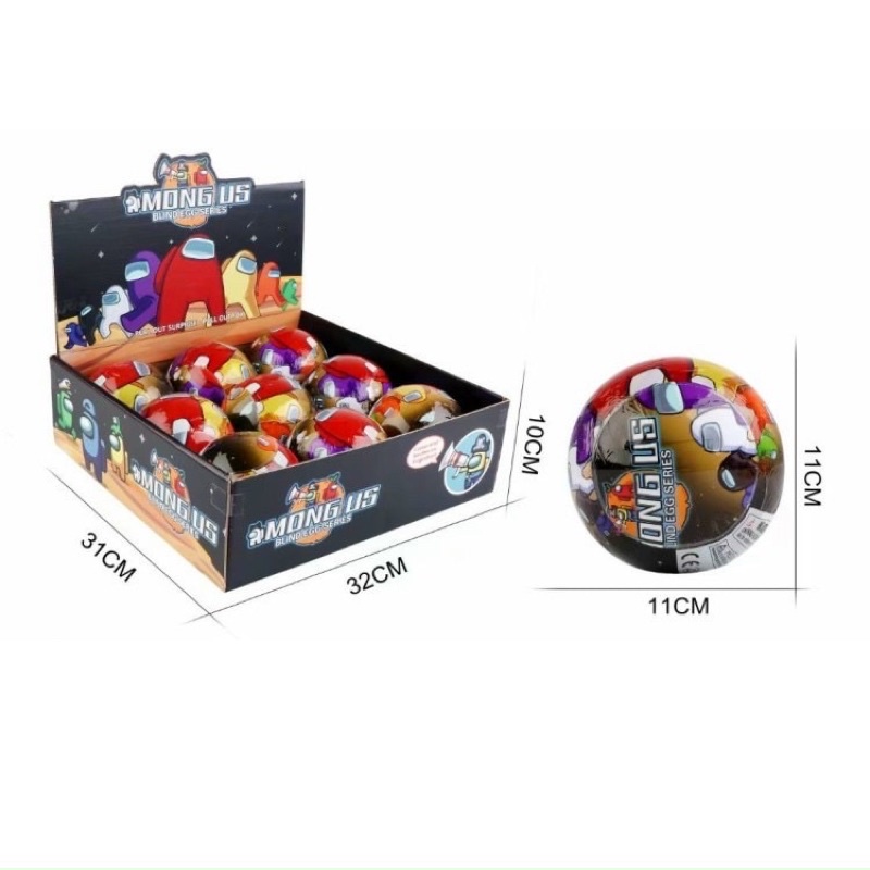 Đồ chơi Trứng bóc AmongUs ( bán lẻ quả )