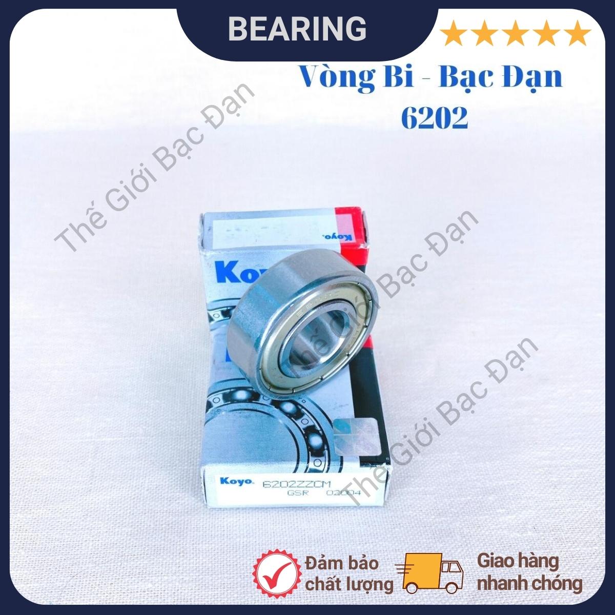 Vòng bi bạc đạn 6202 ZZCM KOYO -Thế Giới Bạc Đạn