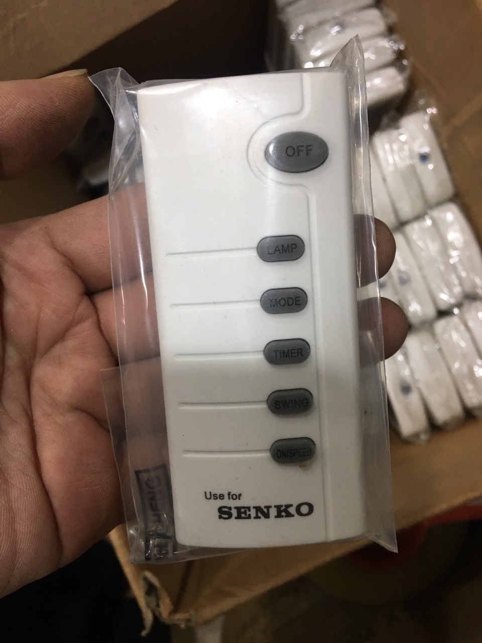điều khiển quạt senko thay thế remote Senko (Các loại quạt như TR1683, DR1608, TR1628, DH1600).