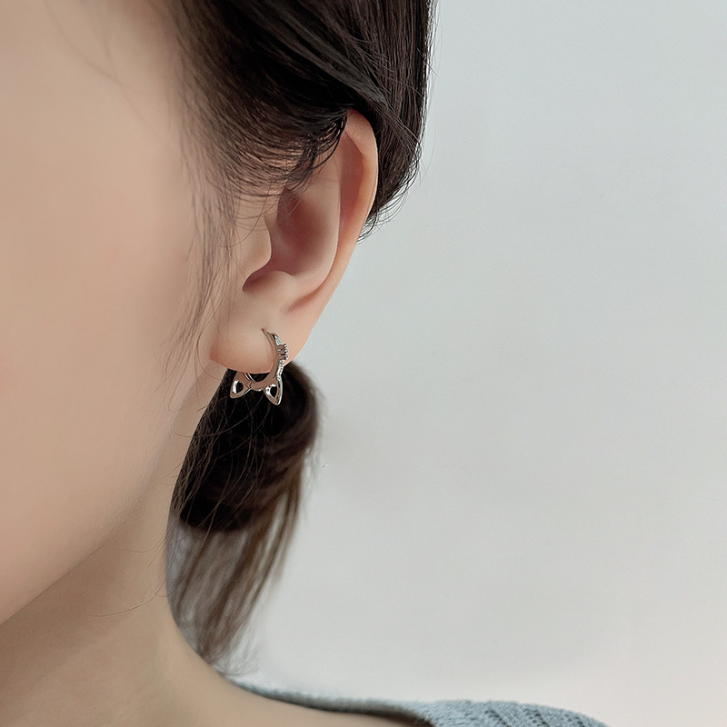 1đôi Khuyên tai mèo dễ thương