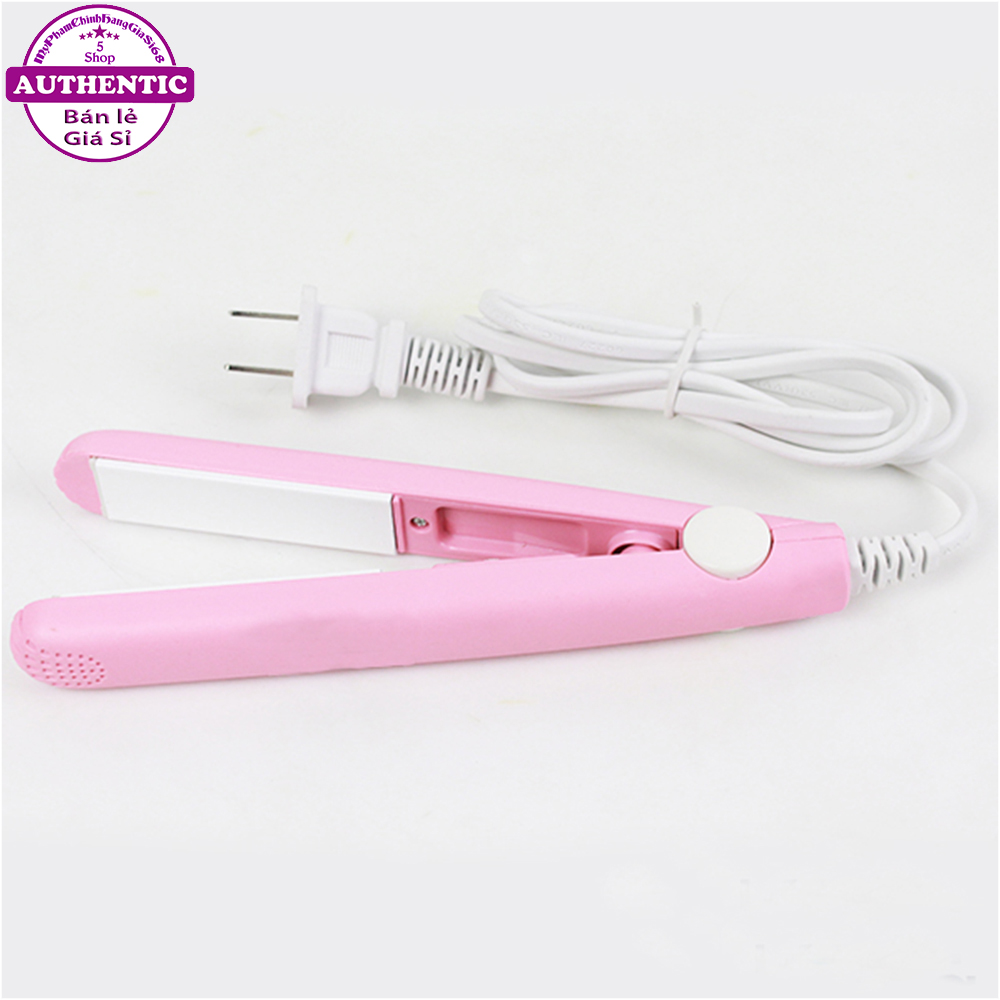 Máy Duỗi Tóc Mini Du Lịch Màu Hồng