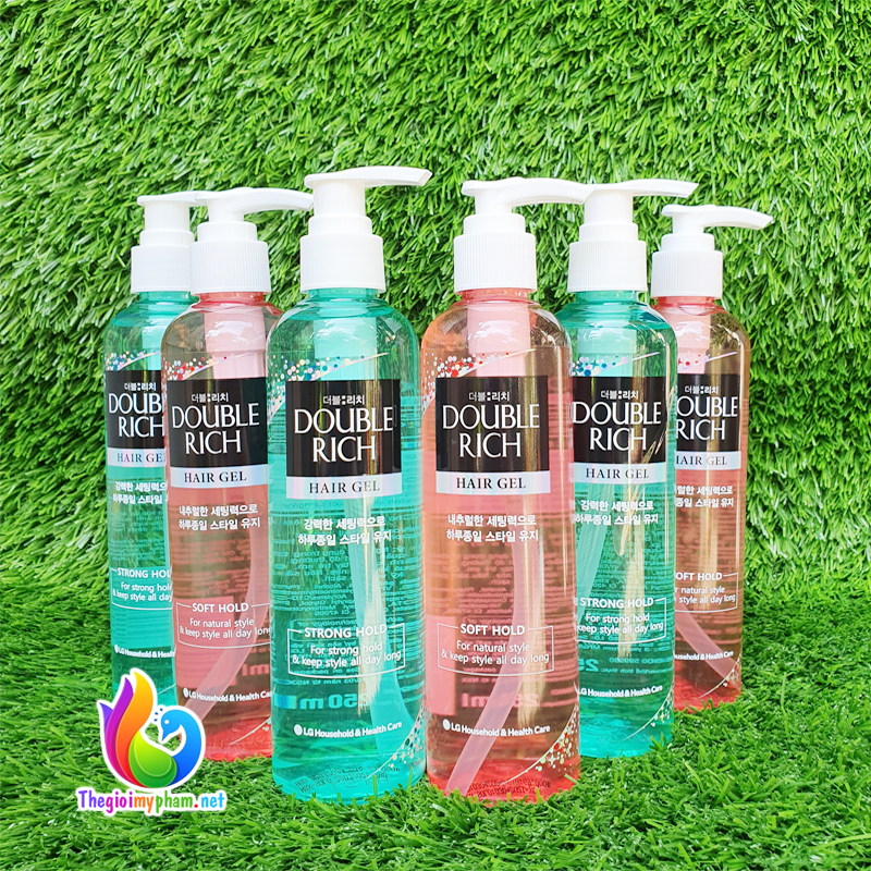 Gel Tạo Kiểu Và Giữ Nếp Tóc Double Rich 250ml