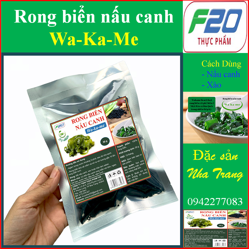 Combo 5 gói Rong biển Hàn Quốc nấu canh Wakame - Canh rong biển Hàn Quốc ăn rất ngon