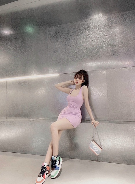 [HCM]Đầm body ba lỗ ôm dáng cực xinh