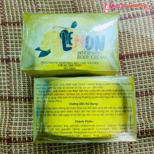 [CHÍNH HÃNG 100%] Body Lemon Chanh QLady Siêu Trắng