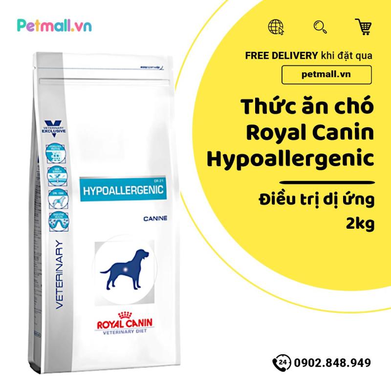 Thức ăn chó Royal Canin Hypoallergenic 2kg - Hỗ trợ dị ứng