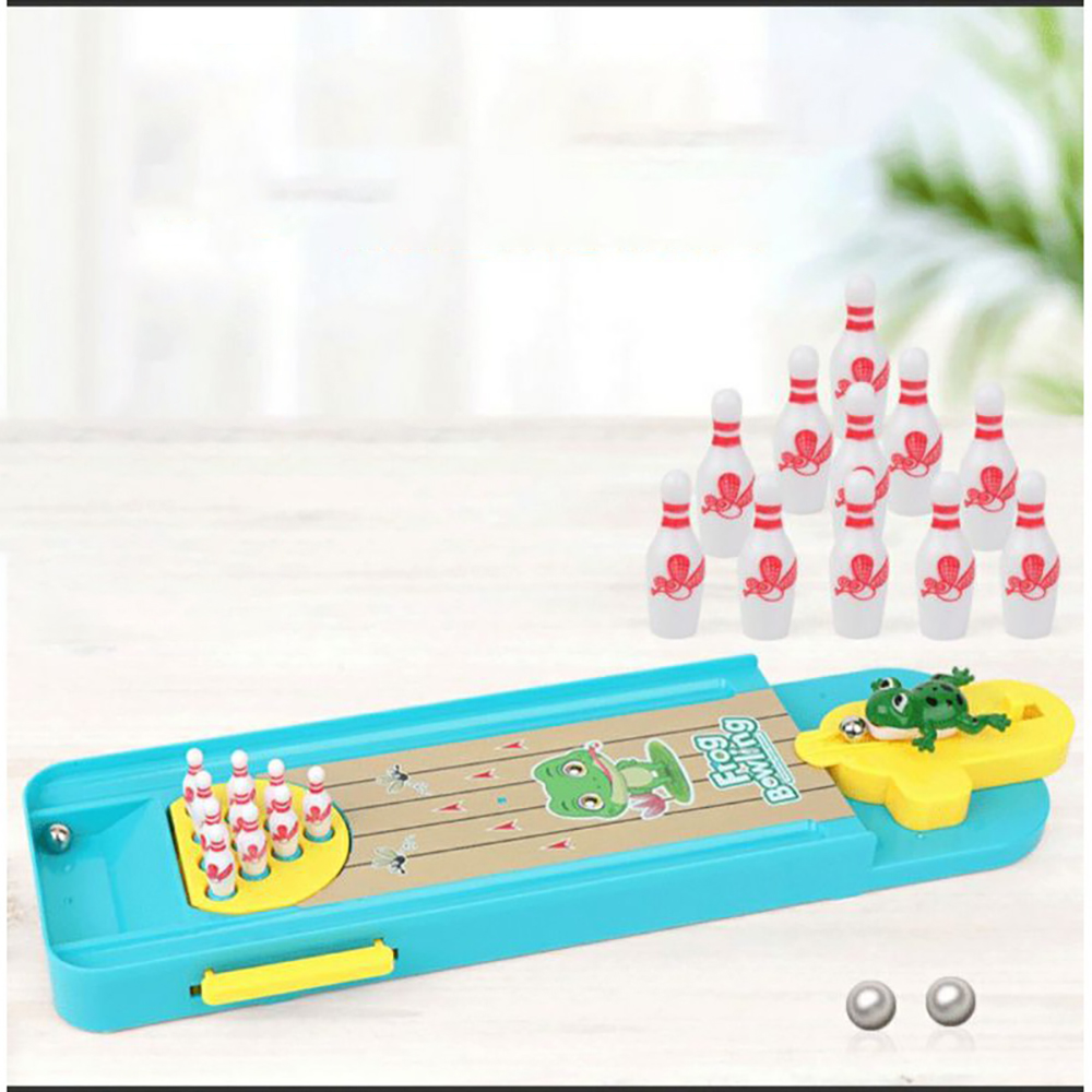 Bộ trò chơi Frog Bowling Thú Vị