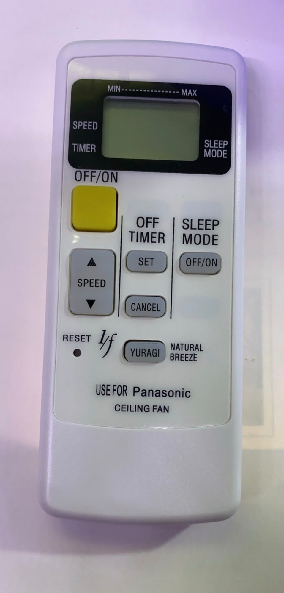Remote điều khiển quạt trần 5 cánh panasonic