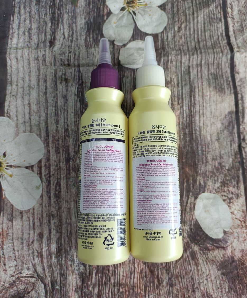 Cặp Uốn Lạnh 3D Obsidian Smar Curling Perm 120ML*2