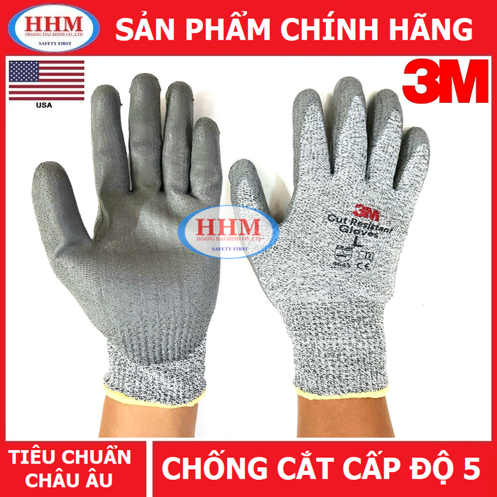Găng tay chống cắt 3M cấp độ 5