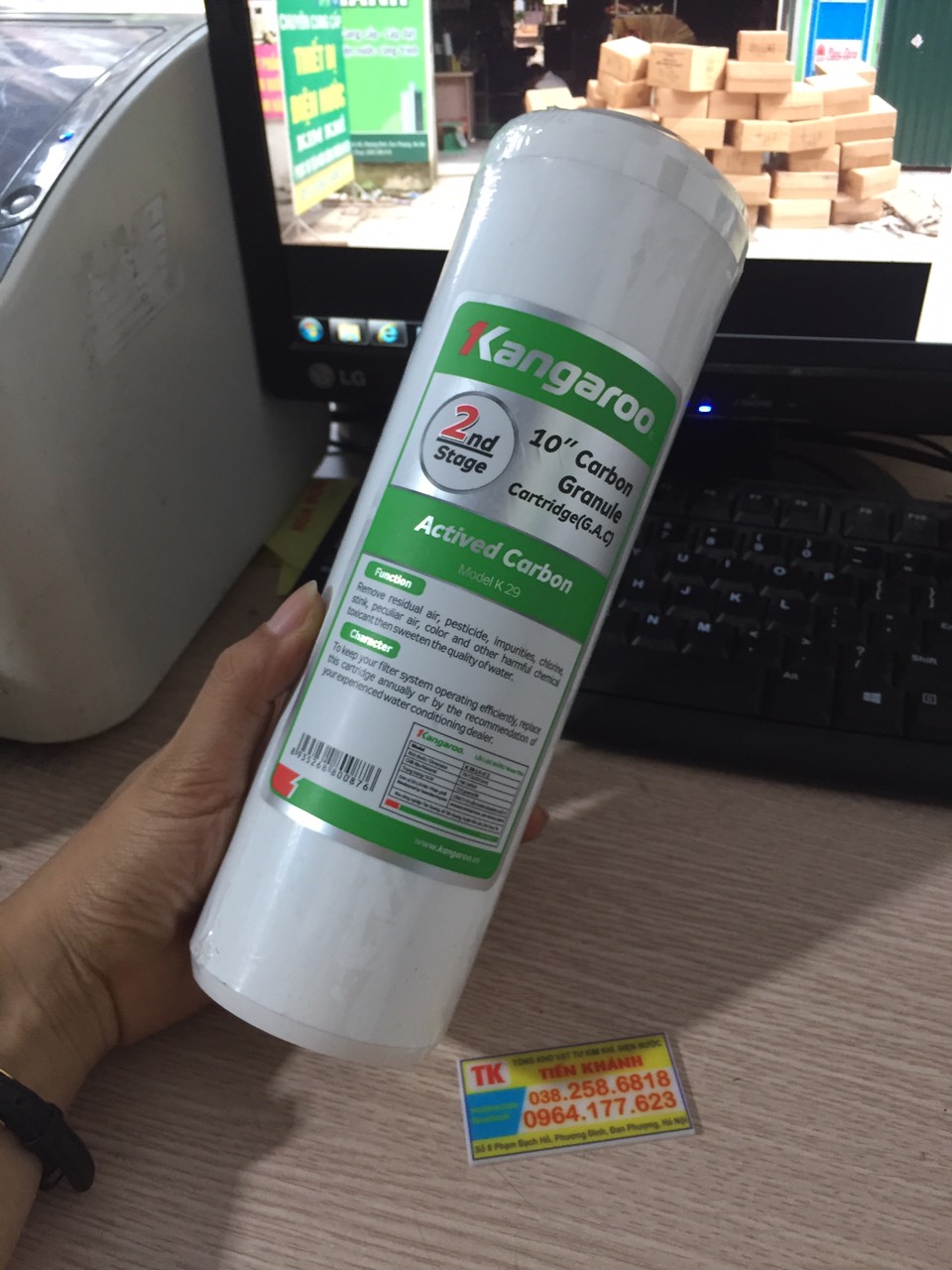 Bộ 3 lõi lọc nước Kangaroo 123