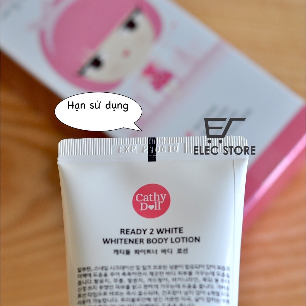 Sữa dưỡng thể trắng da Cathy Doll Ready 2 White 150ml Thái Lan
