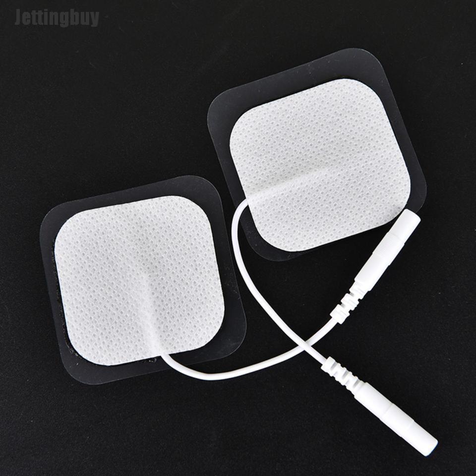 10pcs Tens Therapy Round Electrode Pad Electrode Patch For Therapy Machine 4*4cm
