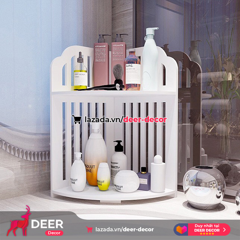 Kệ Góc Để Mỹ Phẩm, Để Phòng Tắm 38X22cm - DEER DECOR