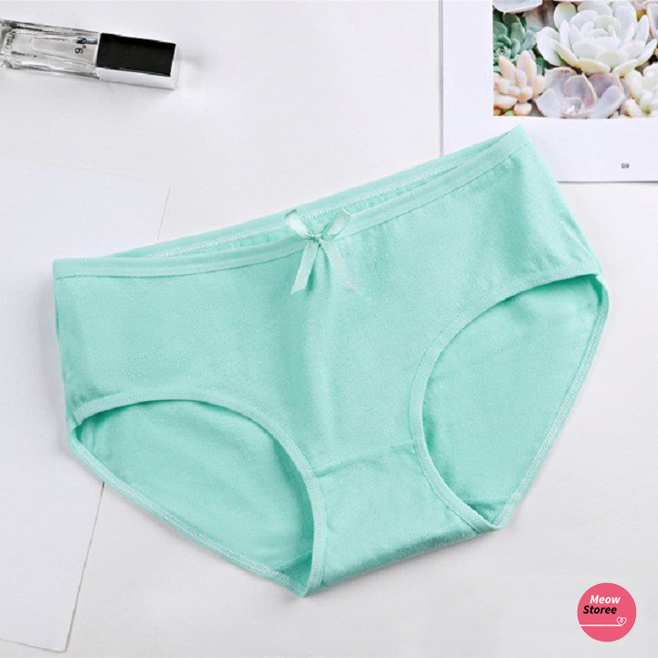 Quần Lót Nữ Cotton Đính Nơ Mềm Mại