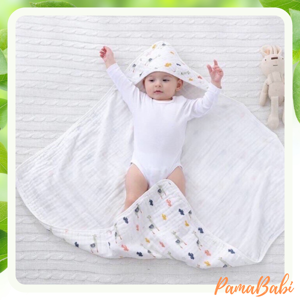 Chăn ủ vải xô đẹp cho bé / Chăn choàng vải xô cho bé