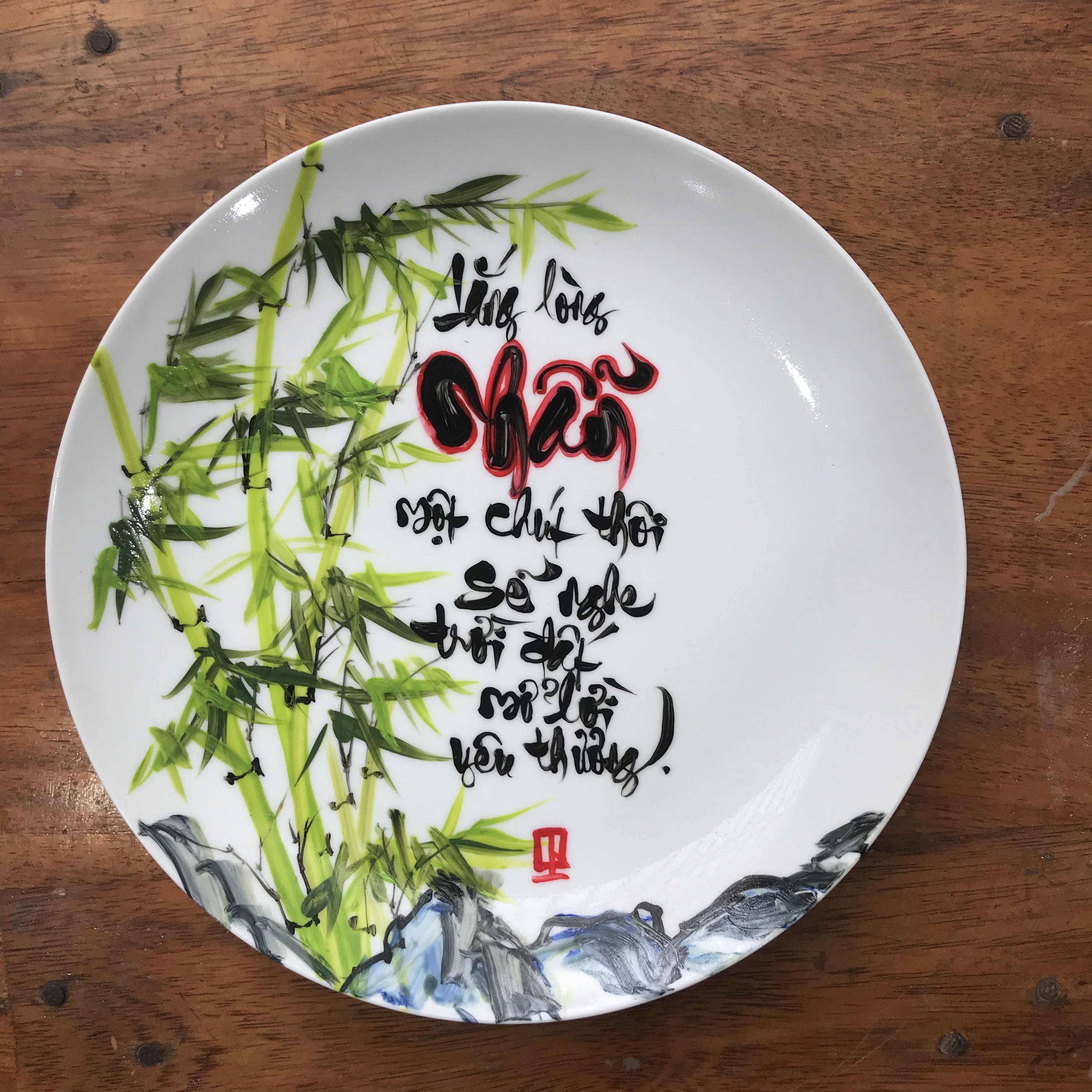 Caligraphy on Ceramic