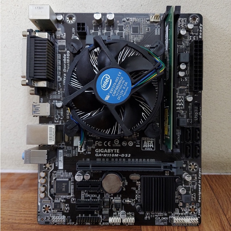 COMBO Main Gigabyte H110 + CPU G4400 + Ram 8GB DDR4 Bus 2400