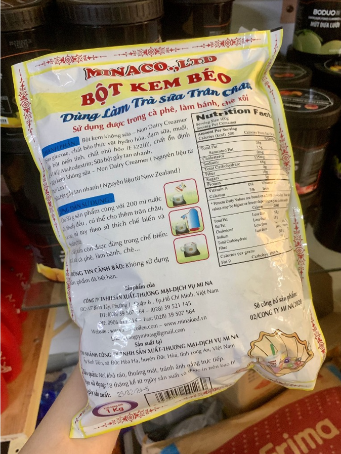 Bột Kem Béo Mina Con Vịt Gói 1kg