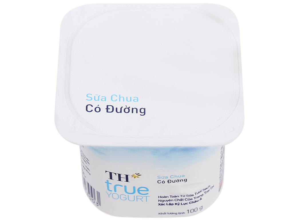 [Siêu thị WinMart] - Sữa chua ăn TH TRUE MILK  có đường 100g
