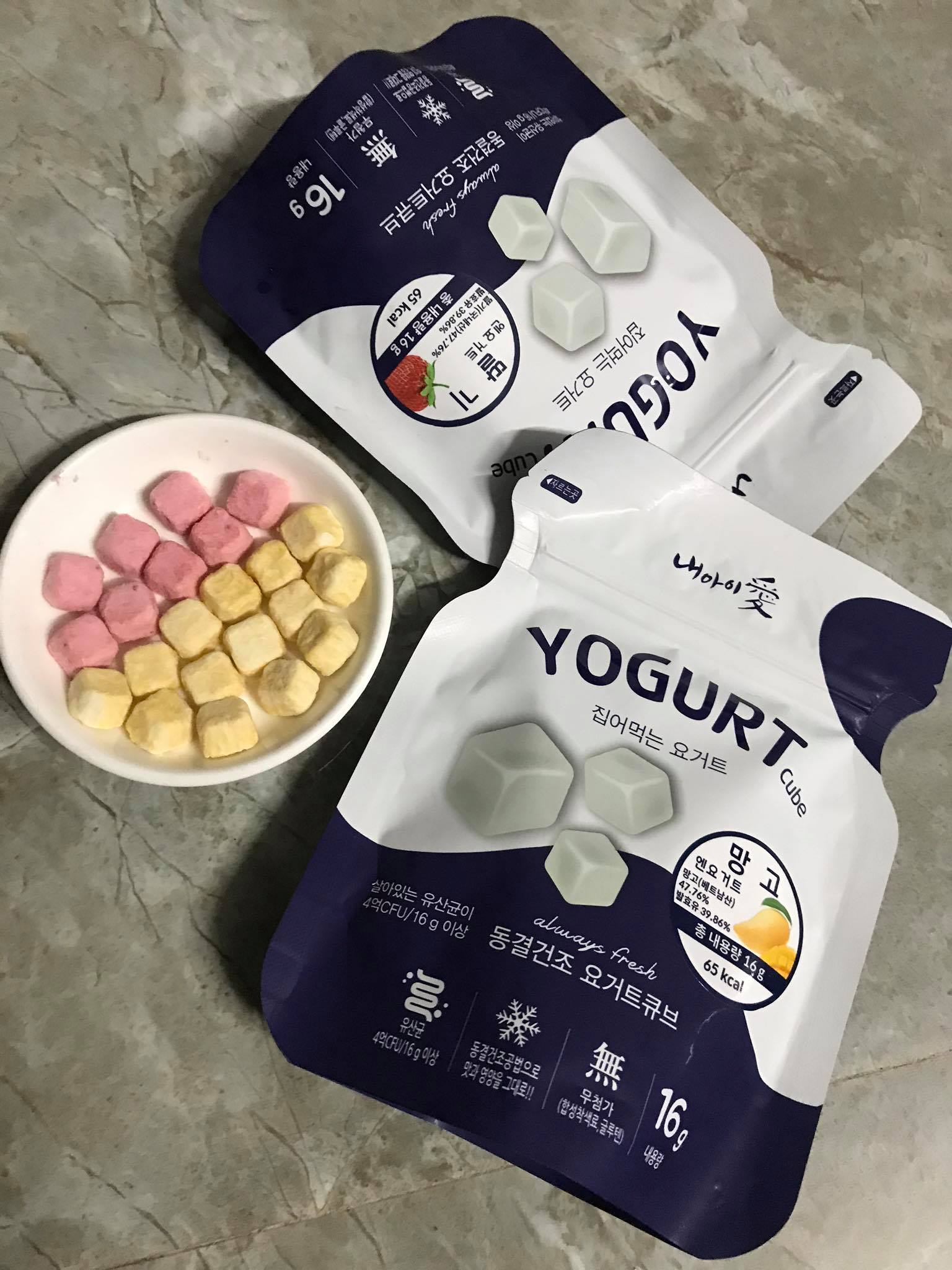 Sữa chua khô hoa quả sấy lạnh