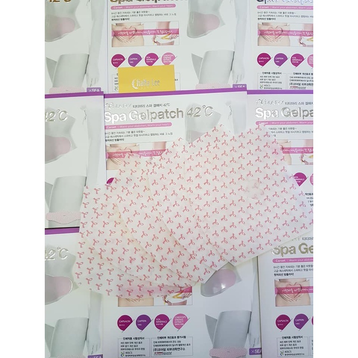 [TTMARY] Miếng Dán Hỗ Trợ Giảm Mỡ Bụng Spa Gelpatch 42 độ C Hàn Quốc