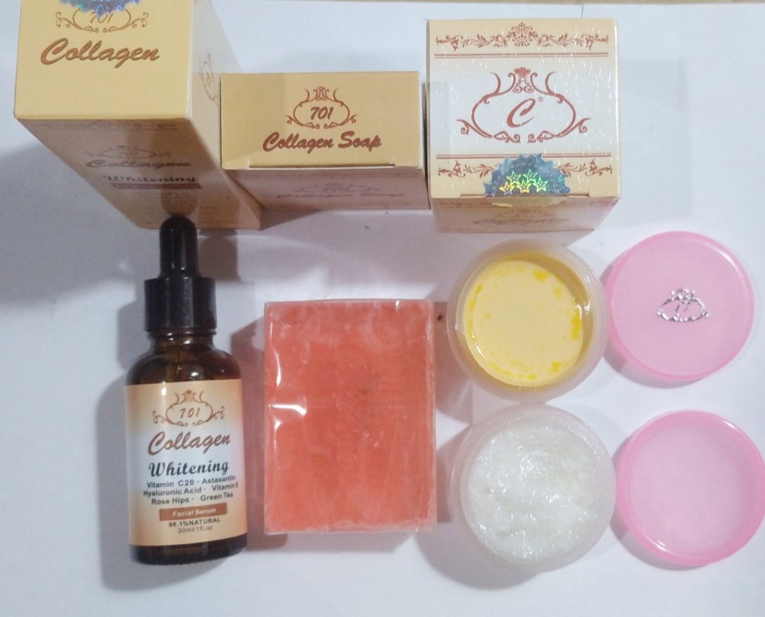 COMBO SERUM VÀ KEM COLLAGEN PLUS VIT E 701 dưỡng trắng giảm thâm nám