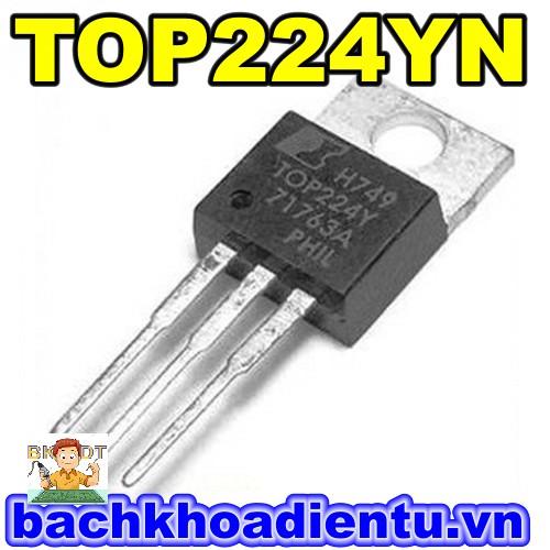 Ic nguồn top224yn bóc máy chính hãng.