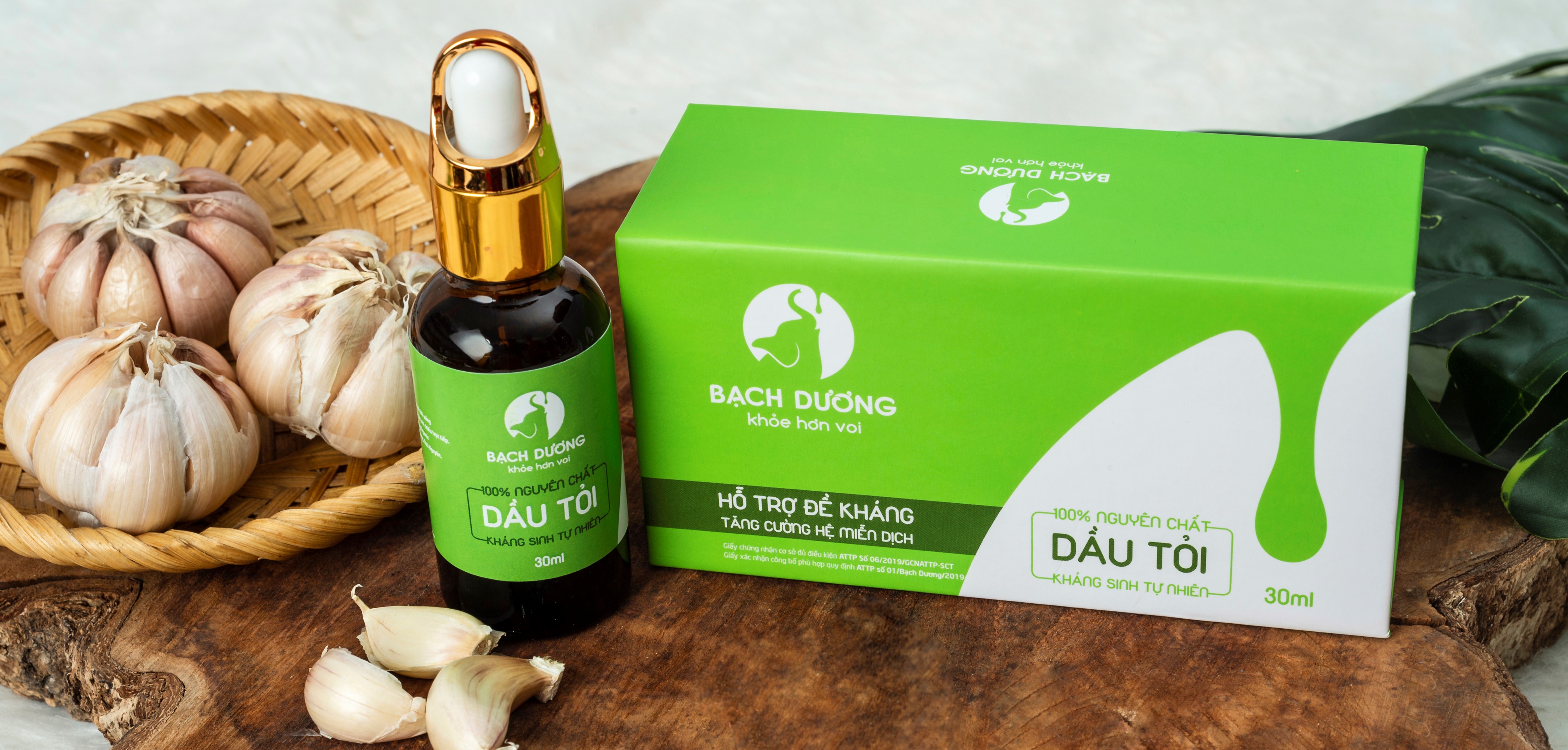 Dầu tỏi Bạch Dương