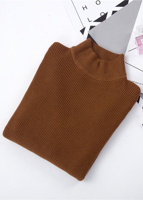 Áo len dệt kim cổ 3 phân- len gân chất đẹp
