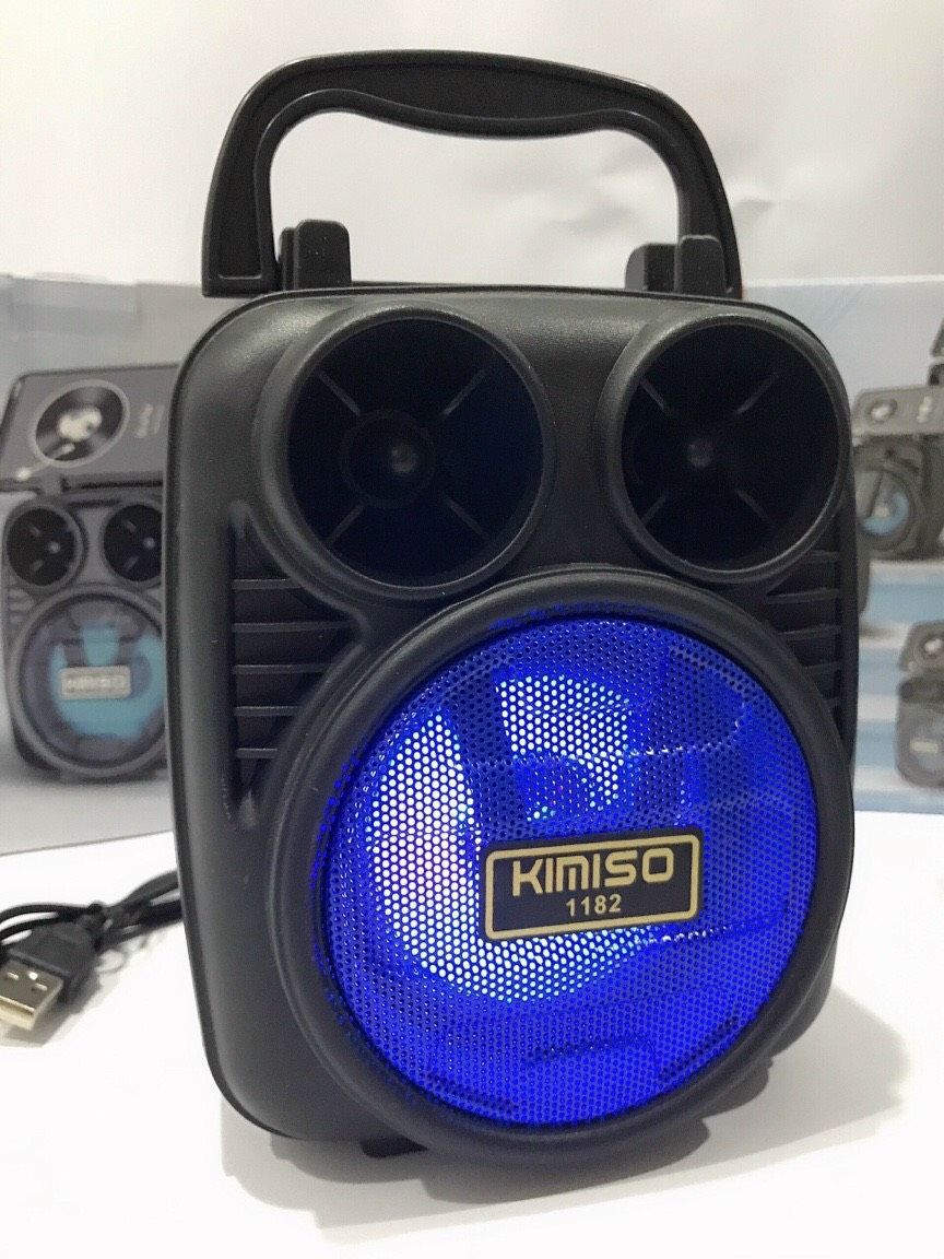 Loa bluetooth Kimiso có giá đỡ điện thoại
