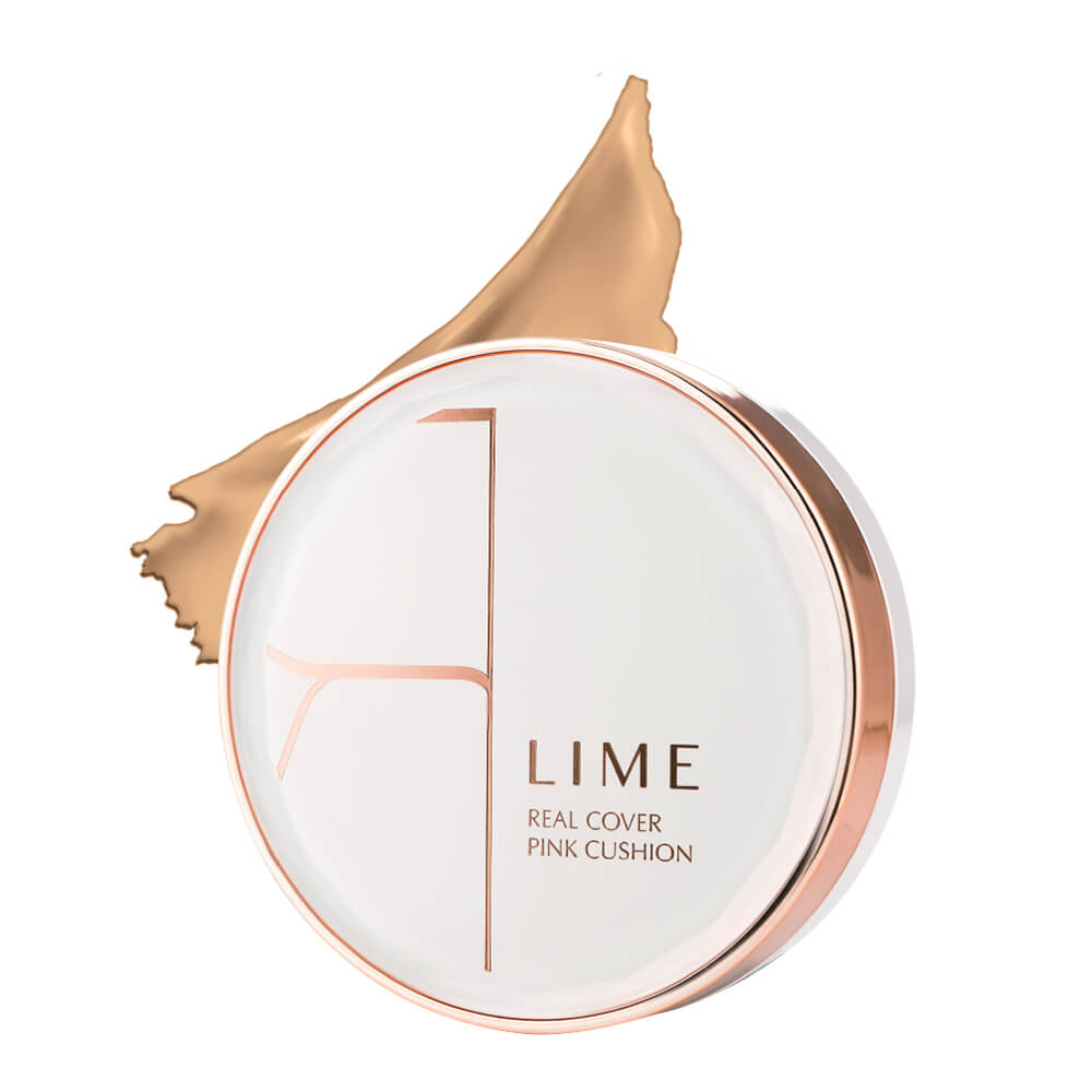 (Sẵn 2 mẫu) Phấn Nước Lime Real Cover Pink Cushion - Lime V Collagen Ample Cushion