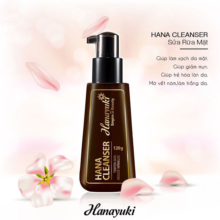 Sữa rửa mặt hanayuki